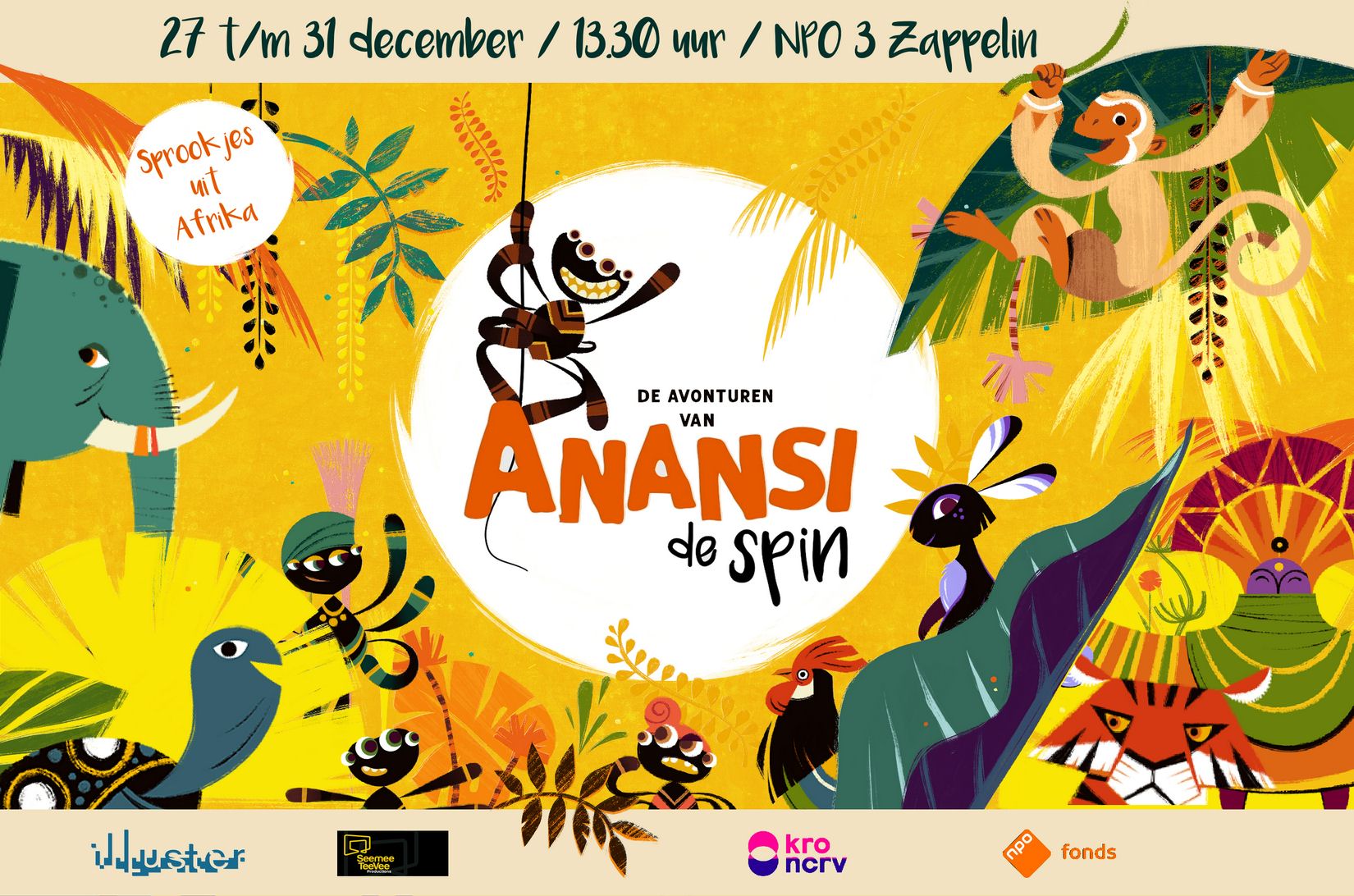 De avonturen van Anansi de spin op NPO Zappelin