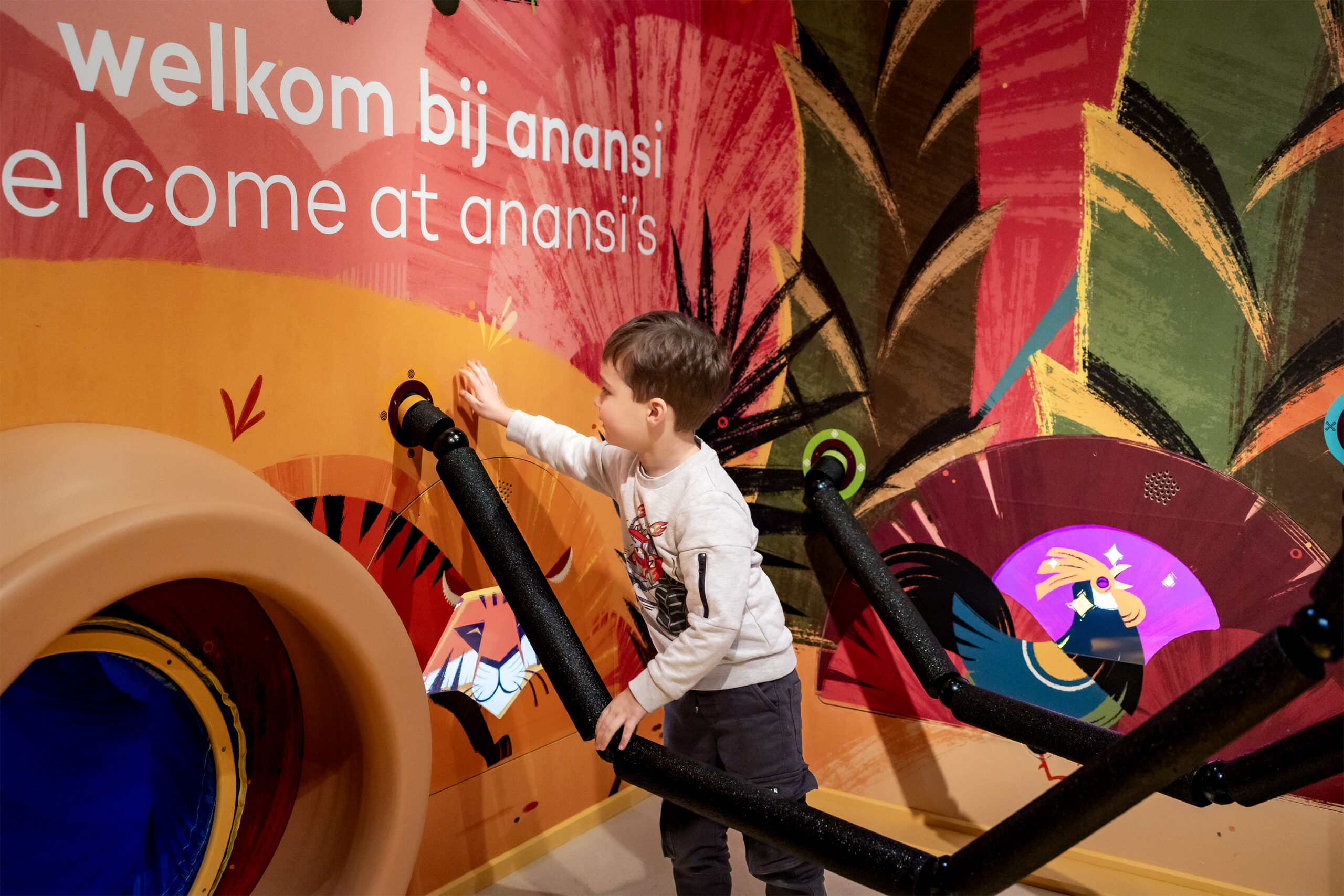 Anansi in het Kinderboekenmuseum