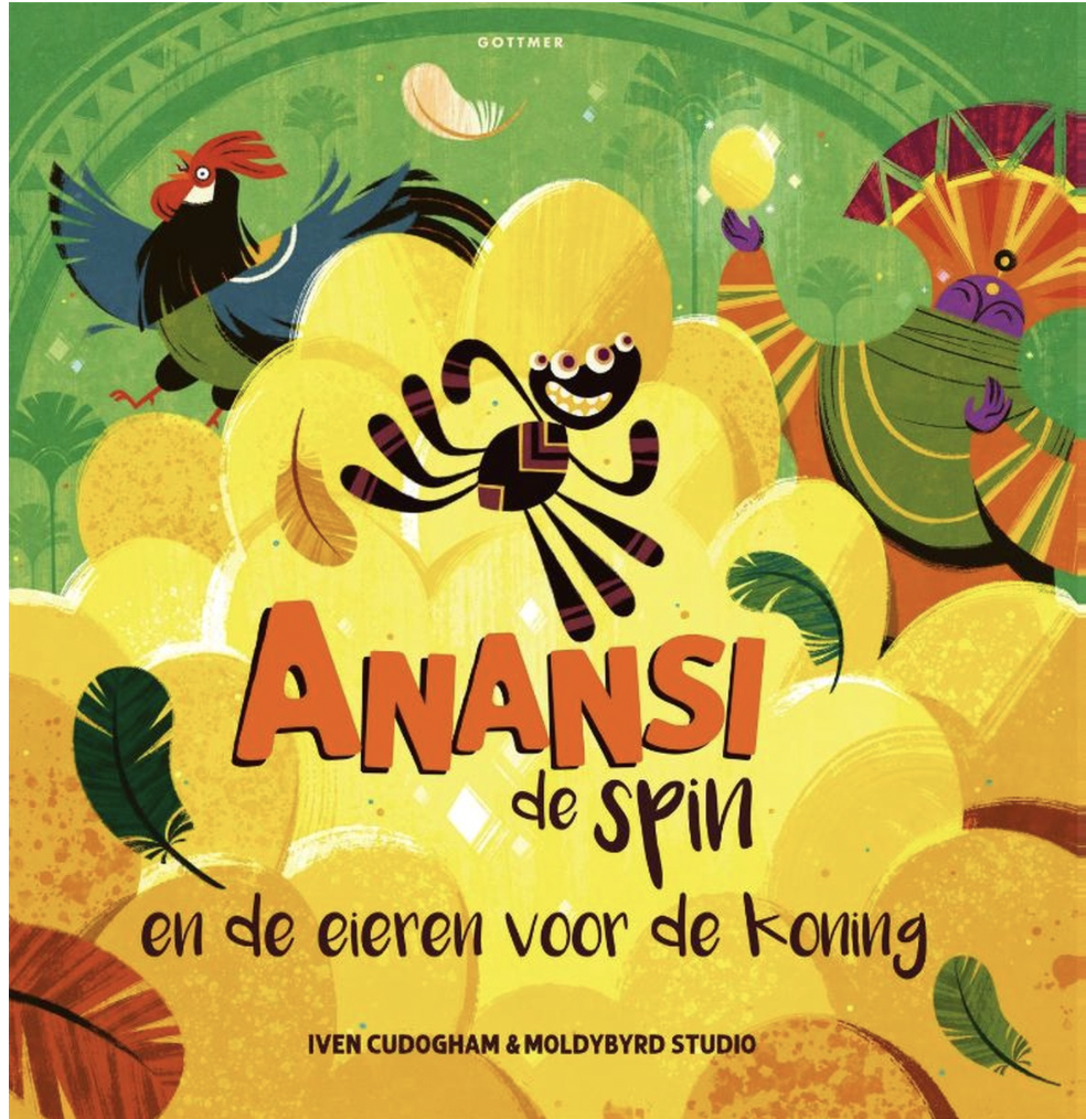 Het nieuwse Anansi de spin prentenboek in november te koop!